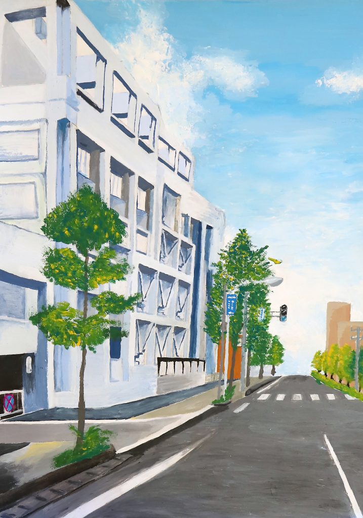 「市役所通り」第二中学校　３年　大竹　ゆあ